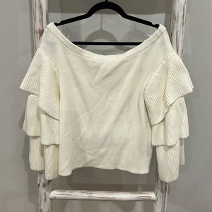 Endless Rose off shoulder sweater